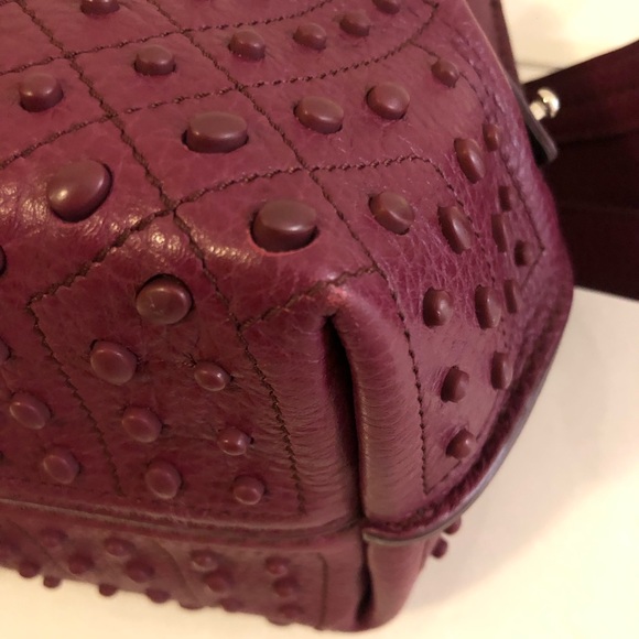 Tod's wave bag medium size in Burgandy - Picture 4 of 13